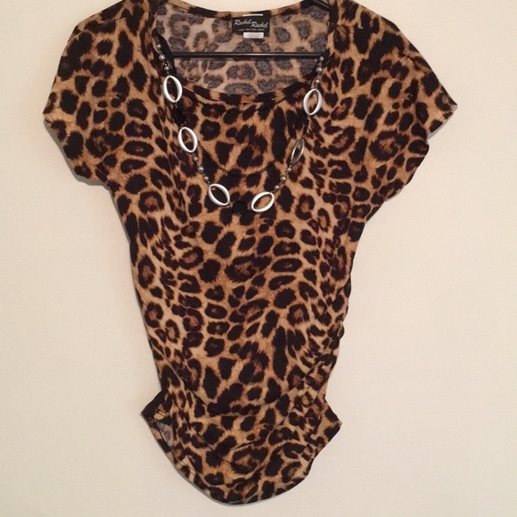 Cheetah print top - Picture 1 of 2